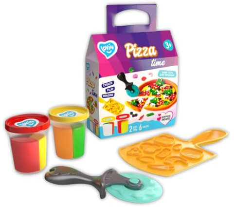 Pizza Time Lovin Modeling Set with Colour Dough, Craft Kits for Kids - Arts and Crafts for Kids - Colour Dough Modelling and Sculpting Playdough Set - Ideal Creative Activity Kit for Children