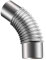Tubo De Codo De 45 °, Codo De Tubo De Humos De Estufa 100 Mm/120 Mm/150 Mm/160 Mm/200 Mm Tubo Adaptador De Humos De Chimenea De Galvanización Codo De Tubo De Estufa, Tubo Escape del Calentador Agua (