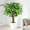 Keeplush Kunstpflanze Ficusbaum 90cm, Künstliche Pflanzen groß wie echt mit Stamm aus Naturholz, Kunstbaum groß für Wohnzimmer, Schlafzimmer, Büro, Garten