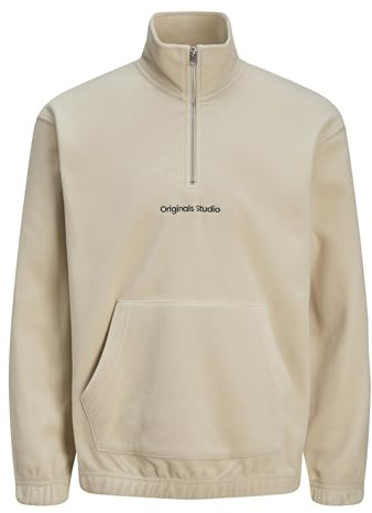 JACK & JONES Male Fleece Sweatshirt Gedruckt Fleece Sweatshirt