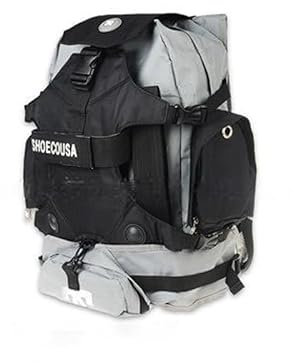 zalati Inline-Skates Rucksack, Rollschuh-Tragetasche für Lagerung, einfach zu transportieren, Outdoor-Sport, Schwarz, L, DC002