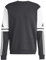 adidas Homme SQUADRA25 Sweat Crew, Black/White, 3XL