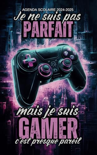 Agenda Scolaire 2024 2025: Collège Lycée Étudiant Primaire | Planificateur journalier A5 | Jolie couverture GAMER Drole