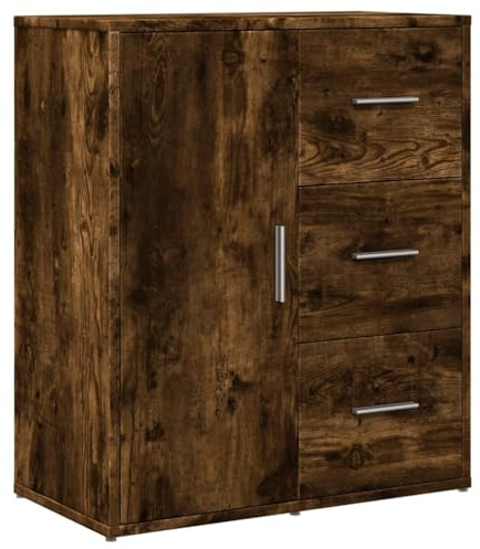 vidaXL Sideboard Räuchereiche 60x31x70 cm Holzwerkstoff