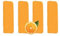 Abflussfee 4er Nachfüll-Set für Abflussfee Waschbeckenstöpsel | Reinigungssteine für Abflüsse jeder Art, Abflussreiniger | inkl. Frische Duft [Orange Aroma, orange]
