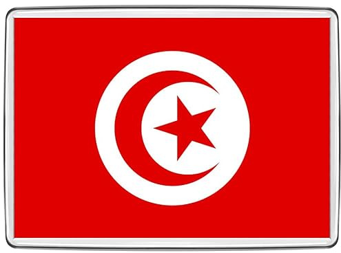 Pixly® Tunisia, Flag Fridge Magnet Large Jumbo Size Tunisian Keepsake Country Souvenir Novelty Refrigerator Magnets Gift
