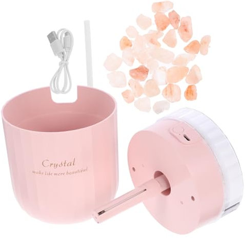 ANDRESLAD Usb Air Humidifier Large Capacity Aromatherapy Diffuser for Salt Stone Humidifier for Bedroom Office for Essential Oil Use