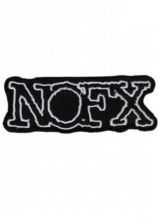 Nofx Silver Punkrock Melodic Hardcore Band_1 Aufnäher Besticktes Patch zum Aufbügeln Applique