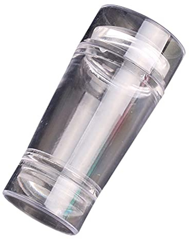 Tampon en silicone transparent pour French manucure