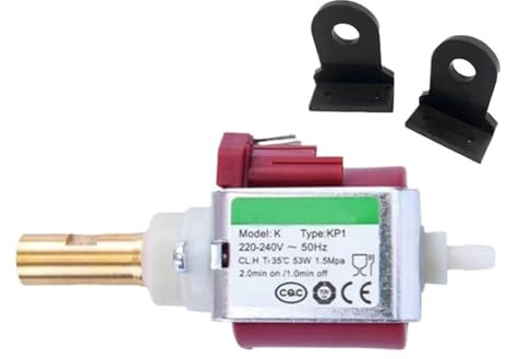KP1 220 V 53 W Elektromagnetische Pumpe For Schrank/Kaffeemaschine, Ersatz For Wasserpumpe, Kompatibel Mit ULKA, EX5, Kompatibel Mit Defond, P500U, Geräuscharm(Pump with holder)