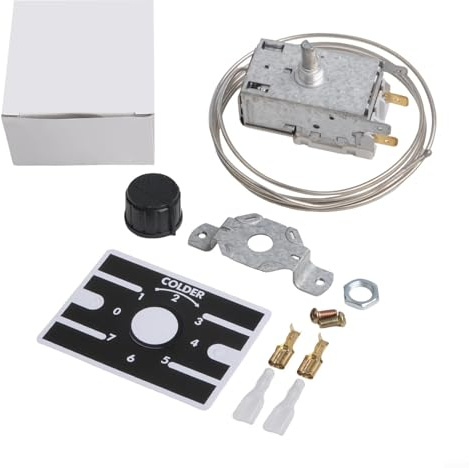 90cm Fridge Thermostat Controller K50 3 Pin 220v250v for Refrigerator Display Case Drink Cooler Having Replacement Probe Compatibility