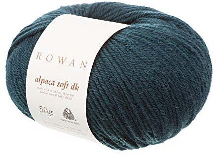 Rowan Alpaca Soft DK H. Green 70% Wool 30% Alpaca Yarn - 50g