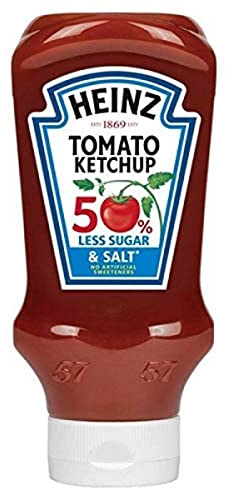 Heinz Tomato Ketchup 50% Less Sugar And Salt 650ml