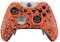 eXtremeRate Coque Avant de Remplacement pour Xbox One Elite Manette, Modèle 1698-Orange Texturé
