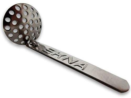 EKNA Colador colgante de acero de 18 mm para pipas de tabaco, pipas de agua, 20 coladores colgantes de acero + pegatinas (20 x 18 mm)