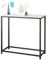 SoBuy FSB29-SCH Konsolentisch mit Metallrahmen Flurtisch Dekotisch Sideboard Beistelltisch Wohnzimmer Eingangsbereich BHT ca: 80x75x30cm