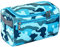 Uhat Hanging Travel Toiletry Bag Gym Shower Wash Shaving Bag Large Capatity Cosmetic Organizer with Handle for Men Women (Blue Camouflage)