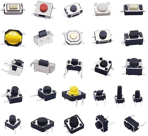 Taiss/ 260 stücke Taktiler Drucktastenschalter kit Taktilen Druckschalter 4 pin/3 pin/2 pin Push Button Micro Tactile Switch QC-26V