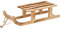 matches21 Schlitten Holzschlitten Deko Weihnachten Winterdeko Weihnachtsdeko Holzdeko braun Minischlitten 1 STK 42 cm