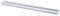 ALUSFERA Lüftungsgitter - 60 x 484 mm - Lüftungsgitter Rechteckig für Arbeitsplatte - Zubehör Möbel aus Aluminium - Luftgitter für Möbel - Lüftungsgitter Küche - 1 Stück - Alu