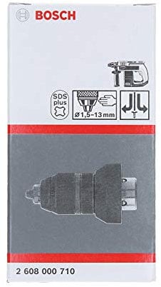 Bosch Professional 2608000710 - Mandrino a sgancio rapido Keyless Quick Change (per GBH 18V-34 CF, senza chiave, accessori per martello perforatore