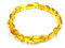 Amber Jewelry Shop Bernstein armband (19cm) - 100% Baltischer Bernstein poliert - Bernsteinarmbänder- Bernstein Perlen echt - Armband Unisex (