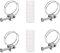 TOPWAYS Colliers de serrage à double fil réglables en acier inoxydable avec 2 raccords de réparation de tuyau de bassin en ligne pour tuyau (25 mm)