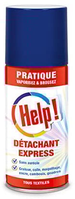 Détachant Secours à Sec 150ml - Action Express Sans Lavage : Vaporisez et Brossez