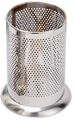 Bibest Porte-Ustensile en INOX Argent, Égouttoir à Couverts, Porte-Cuisine, Boite Rangement pour Cuisine pour Organiser Les tiroirs et comptoirs