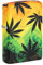 Zippo Sturmfeuerzeug - Modell Cannabis - 540 Color Aufdruck, Multicolor, Green, Yellow - Nachfüllbar - Wiederverwendbar - Windfest - Geschenkbox - Made in USA
