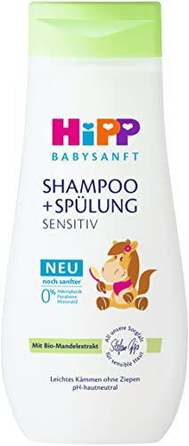 HiPP Babysanft Shampoo + Spülung, 6er Pack (6 x 200ml)