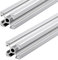 2020 600mm Aluminium Extrusion Profil T Typ 2 Stück Silber Europäischer Standard Eloxierte Linearschiene Aluminiumprofilextrusion für DIY 3D-Drucker und CNC-Maschinen