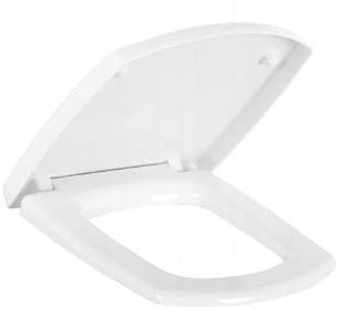 Ramm Toilettensitz kompatibel mit Cersanit Royal, WC Sitz aus antibakteriellem Duroplast, Toilettendeckel mit Absenkautomatik Soft Close