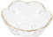 SHERCHPRY 1 Stk Glasschale Mit Goldrand Aufbewahrungsschale Für Desserts Transparente Glasschale Vorspeisenteller Untertassen Nudelschalen Schüsseln Zum Servieren Von Salaten Salz Gebraten