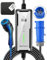 RamTouch Ladekabel Elektroauto Blau CEE 32A auf Typ 2 (7,4 kW, 1-phasig, 8,5 m), IP65 Mobile Wallbox CEE mit 6A-32A Einstellbar und Timer & Verzögerung, EV-Ladegerät mit LCD für E-Autos & PHEV