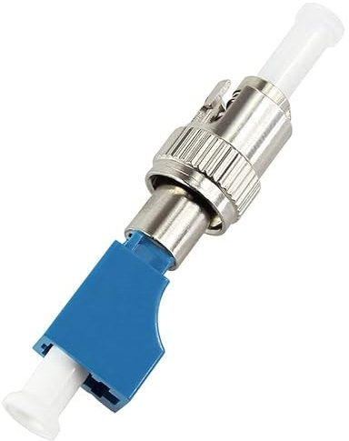 5 Stück LC-St Adapter Adapter Glasfaser Glasfaser St-LC männlich auf weiblich Hybrid-Adapter Faserkuppler