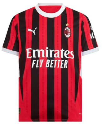 AC Milan Fußball Trikot Saison 2024/2025, Home, Fußballshirt, Offizielles Produkt, 12 Jahre