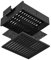 Ciarra CBCF009 Filtro a carbone attivo, 1 pezzo, nero, per cappa da cucina, filtro a carbone di ricambio, accessorio per CBCS6903D CBCB6903D CIARRA cappa da cucina