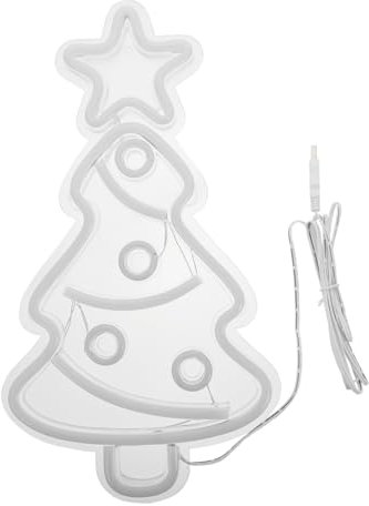 jojofuny 1Stk Ornamente weihnachtsdeko lampe schreibtisch Leuchtreklame im Freien dekoratives Neonlicht Mini-Weihnachtsbaum weihnachtsbaum dekor scheinen schmücken einstellen Dekorationen