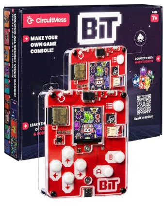 Cefa Toys BIT, Spielkonsole, Lernspielzeug, Aufbau Einer Konsole, bringt Robotikkenntnisse, stimuliert die Problemlösung und Logik, ab 7 Jahren