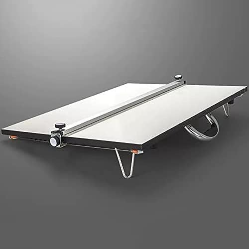 A2 Drawing Board, Drafting Board with Magnetic Adjustable Parallel Ruler for Students and Professionals - A2 Drawing Board with Ergonomic Handle for Architecture and Design