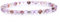 Echtes Super Seven Amethyst Edelstein Armband mit 4mm Perlen - verschiedene Längen - Heilstein Schutzstein Talisman Glücksbringer Geschenk (S. S. Ameth, 20CM)