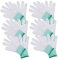 MERRYHAPY 10 Paar PU-Fingerhandschuhe Arbeitshandschuhe aus Handschützer für die Arbeit baumwollhandschuhe gardening Arbeitsschutzhandschuhe dünne Arbeitshandschuhe Nylon Green
