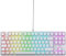 CHERRY XTRFY K4V2 TKL, Wired Gaming Keyboard without Numpad, UK-Layout (QWERTY), Customisable RGB Lighting, Mechanical MX2A RED Switches, White