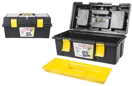 Caja Herramientas Completa con bandeja y con Maletín Profesional (21)