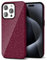 Svanove Cheetah Print Phone Case for iPhone 15 Pro Case Girly Trendy Leopard Pattern, Retro Cool Animal Print, Luxury Cute Case for Women, Aesthetic Y2k Hard Shell Plastic, Burgundy