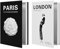 Gwezmxs Deko Buch Box Aufbewahrung, Fake Bücher, Buchattrappe Aufbewahrungsbox (Schwarz & Weiß, 2er-Set)