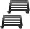 PEILU Pflanzenroller Outdoor 30x30cm Quadrat Pflanzen Untersetzer mit 360° Drehbare Rollen Blumen Rollbrett bis 160KG Gefäßroller für Sonnenschirmständer, Mülleimer, Regentonne, Pflanzentopf