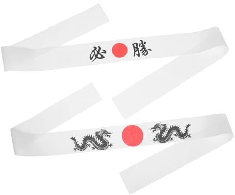 Japanisches Ninja Stirnband aus Polyester, Rutschfest