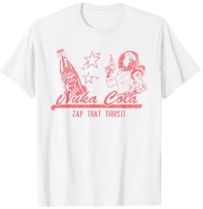 Fallout Video Game Zap That Thirst Nuka Cola Vintage Ad T-Shirt